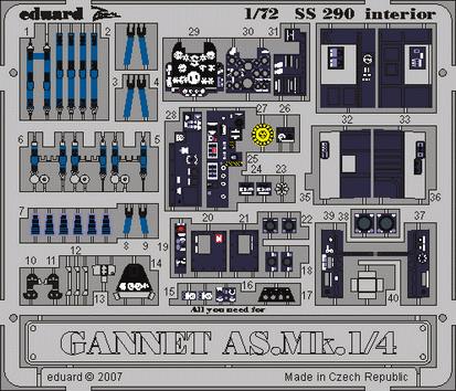 1/72 Gannet AS.Mk.1/4 interior (TRUMP)