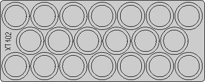 1/35 T-34/85 UTZ wheel mask  (DRA)