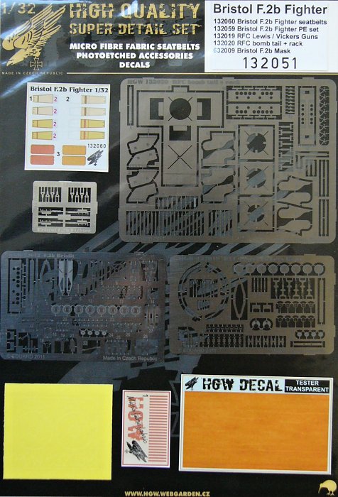 1/32 Bristol F2.b Fighter SUPER DETAIL SET (WNW)