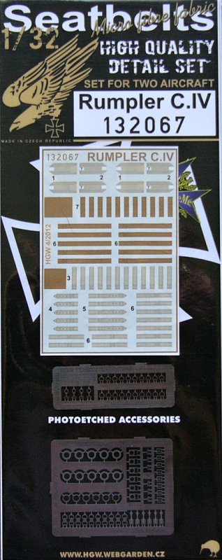 1/32 Seatbelts Rumpler C.IV