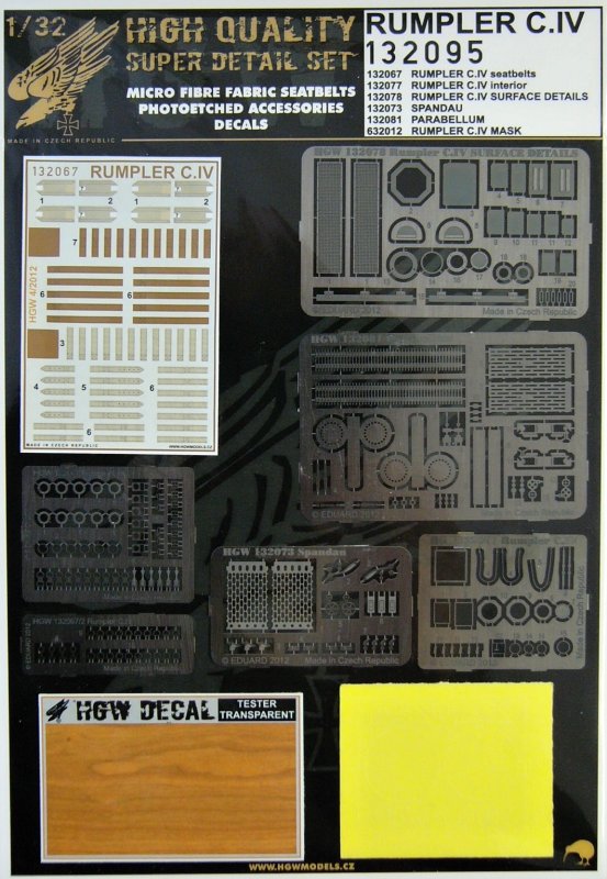 1/32 Rumpler C.IV SUPER DETAIL SET (WNW)