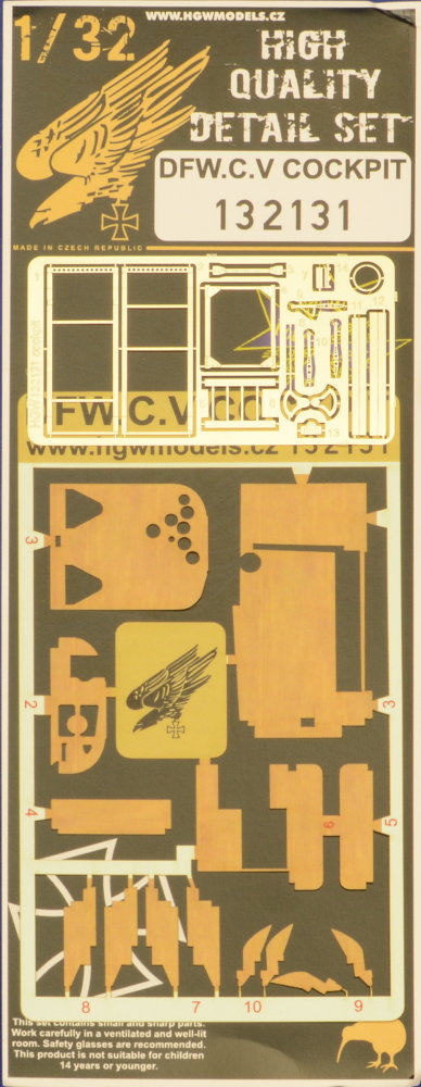 1/32 DFW C.V Cockpit set (laser + PE)