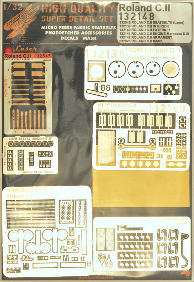 1/32 Roland C.II SUPER DETAIL SET (WNW)