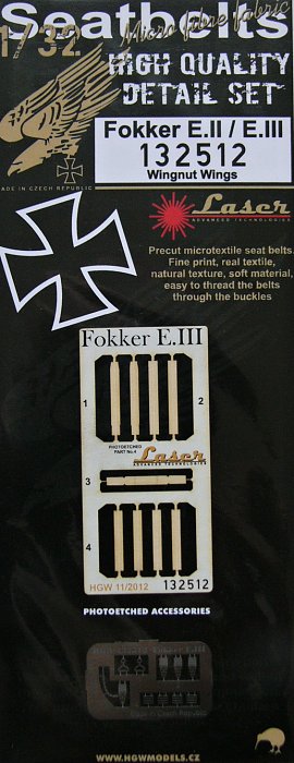 1/32 Seatbelts Fokker E.II/E.III (WNW)