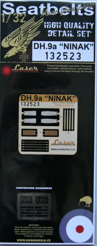 1/32 Seatbelts DH.9a 'NINAK' (laser)