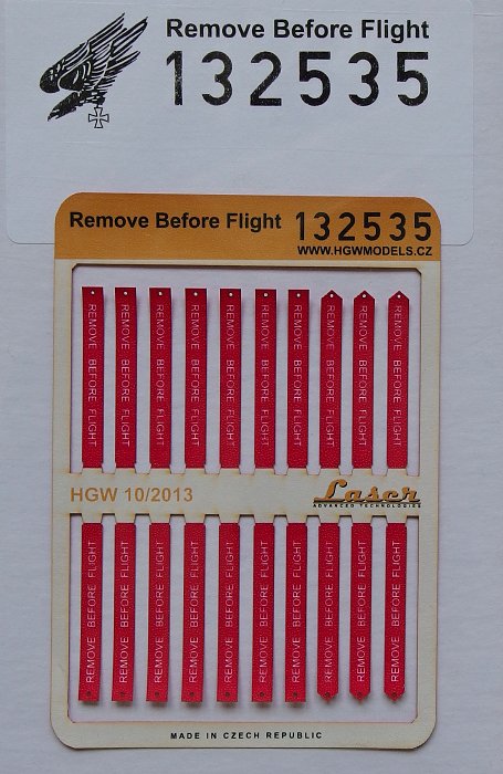 1/32 Remove Before Flight (LASER)