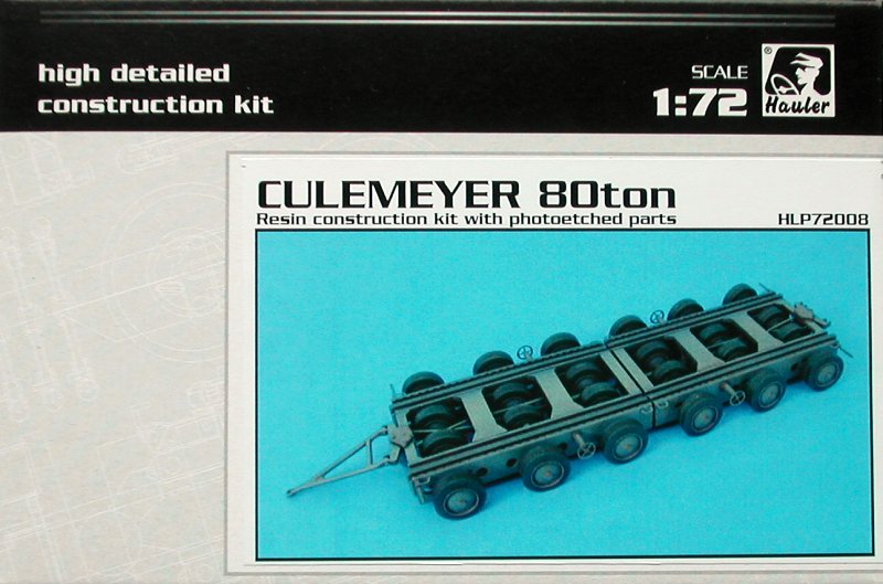 1/72 CULEMEYER 80ton (German Heavy Trailer)