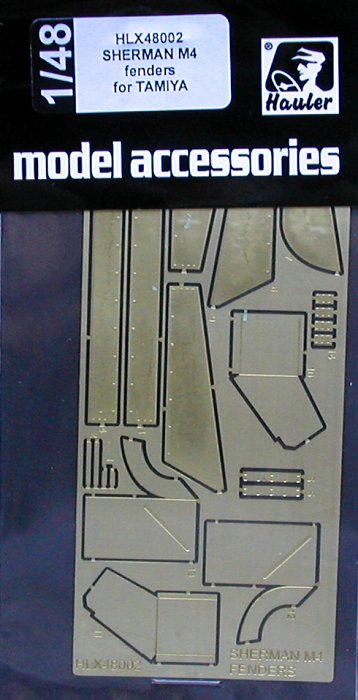 1/48 SHERMAN M4  Fenders (set for TAMIYA kit)