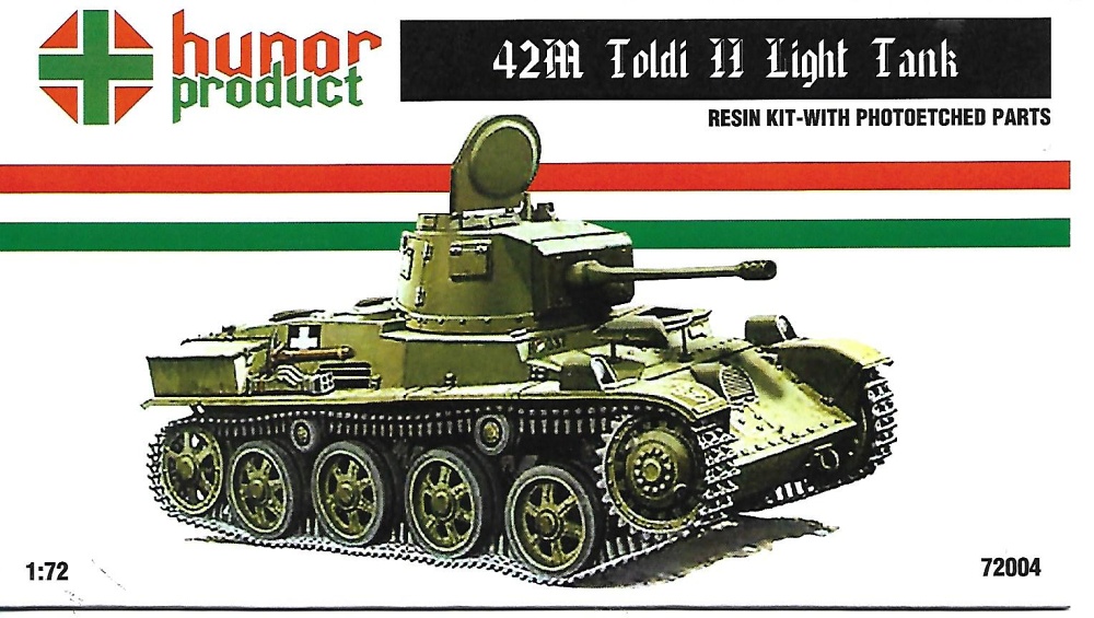 1/72 42M Toldi II. Light Tank (incl. PE)