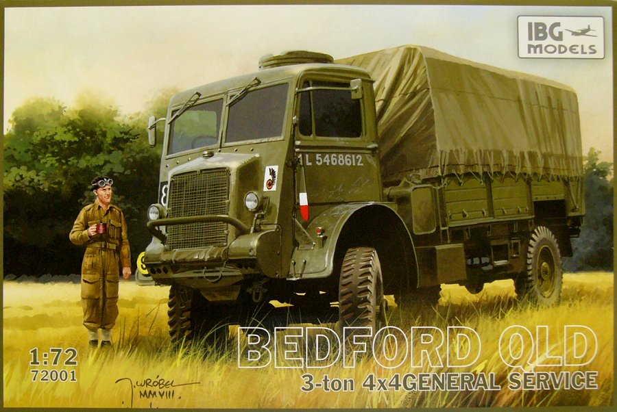 1/72 Bedford QLD 3 ton 4x4 General service