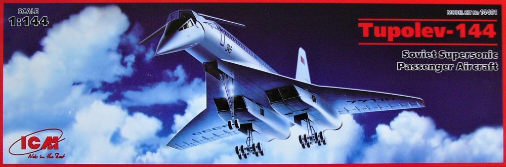 1/144 Tupolev Tu-144 Soviet Supersonic Aircraft