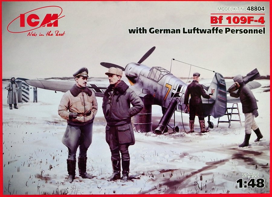 1/48 Bf 109F-4 w/ German Luftwaffe Personnel