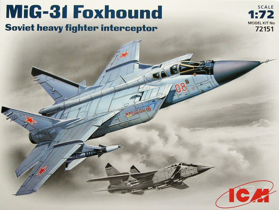 1/72 MiG-31B Russian Interceptor Heavy Fighter