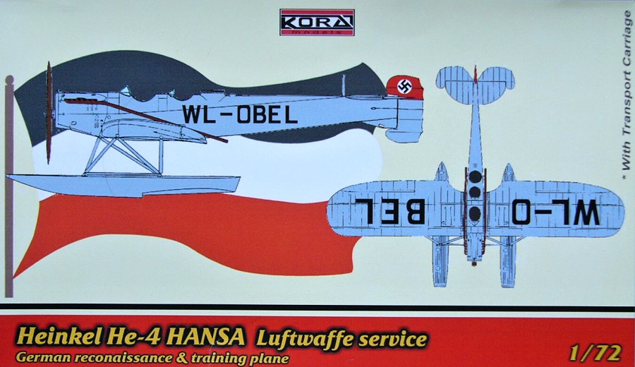 1/72 Heinkel He-4 HANSA (Luftwaffe service)