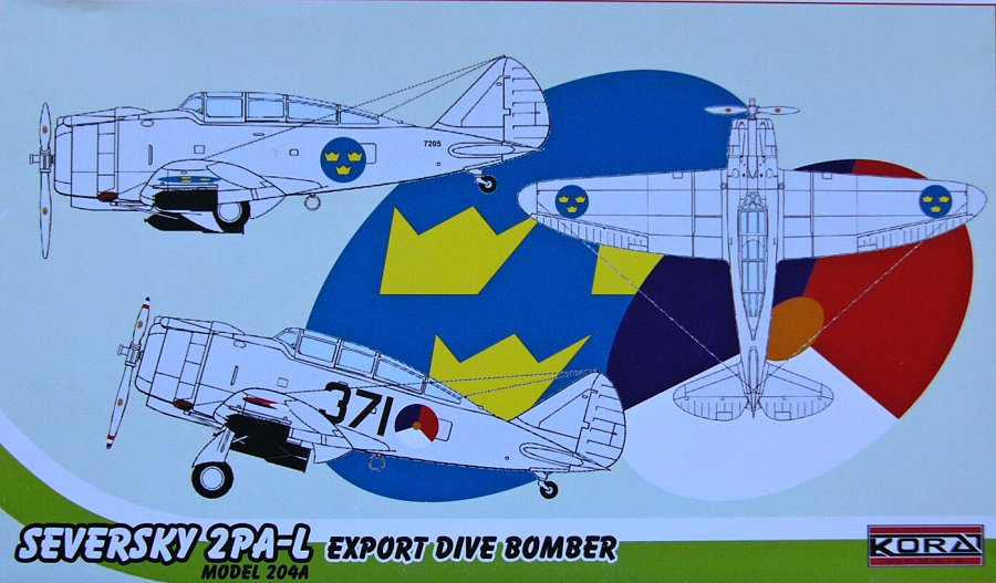 1/72 Seversky 2PA-L (mod. 204A) Export Dive Bomber