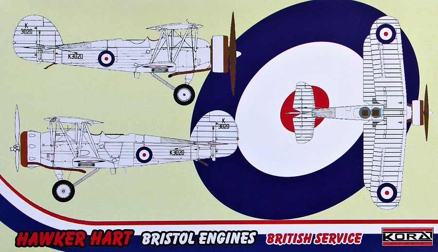 1/72 Hawker Hart Bristol Engines (British Service)