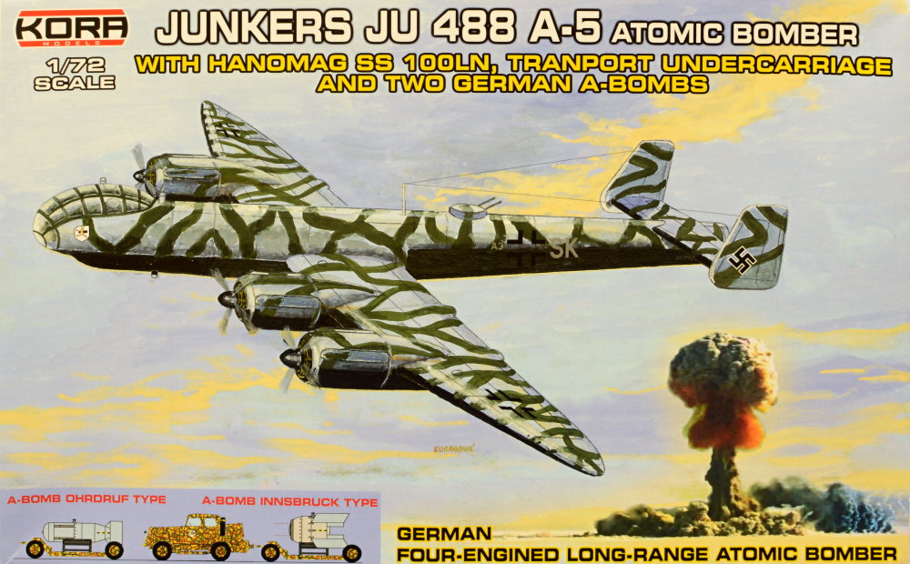 1/72 Junkers Ju 488 A-5 w/ Hanomag SS100LN+2 bombs