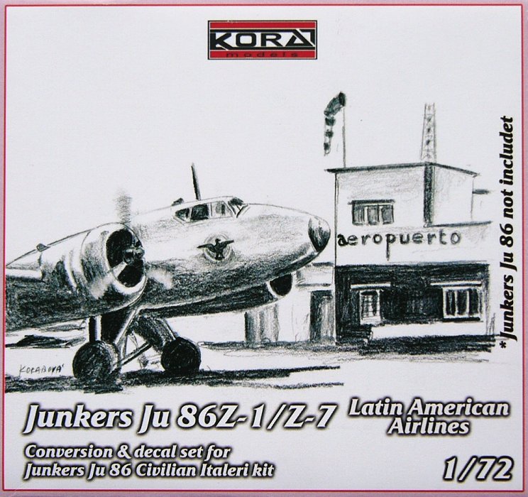 1/72 Ju 86Z-1/Z-7 Latin American Airlines-Conv.Set