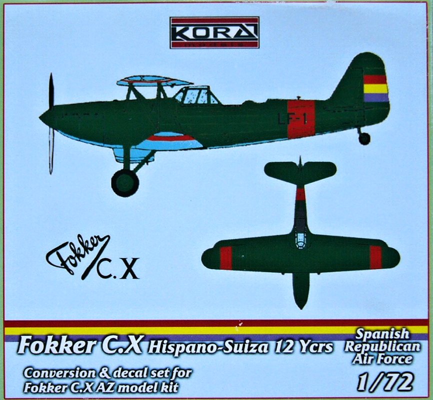 1/72 Fokker C.X HS Engine Conv.Set (Spanish Rep.)