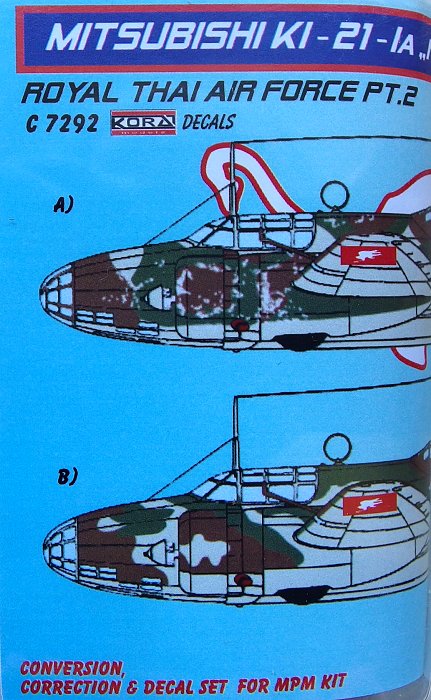 1/72 Mitsub.MC-21-IA Thai AF Conv.Set (MPM) Pt II.