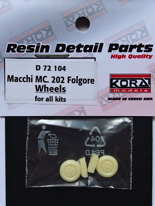 1/72 Wheels for Macchi MC.202 Folgore