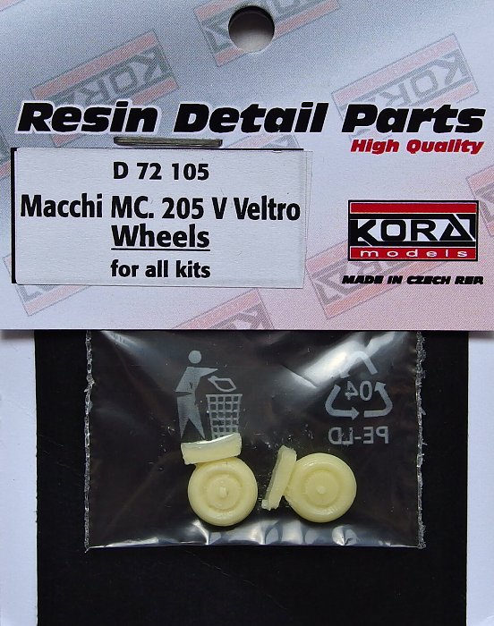 1/72 Wheels for Macchi MC.205 Veltro