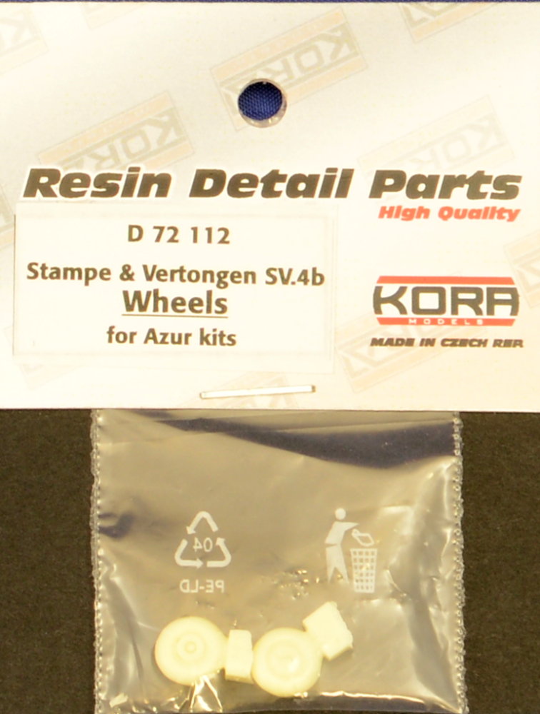 1/72 Wheels for Stampe&Vertongen S.V.4B (AZUR)