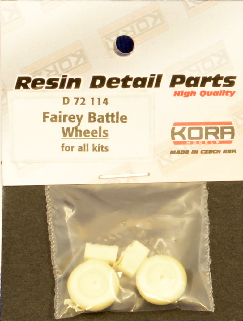 1/72 Wheels for Fairey Battle (all kits)