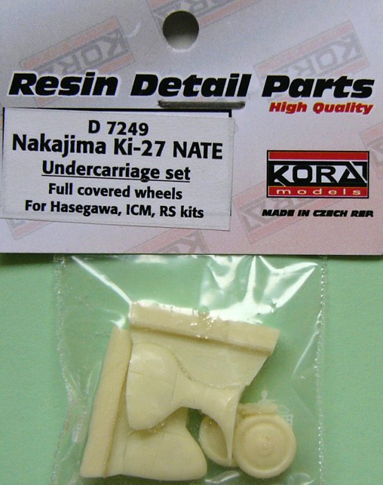 1/72 Nakajima Ki-27 NATE full covered wheels (HAS)