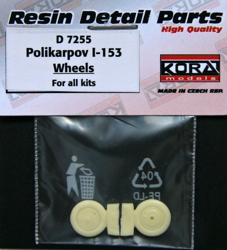 1/72 Wheels for Polikarpov I-153 (all kits)