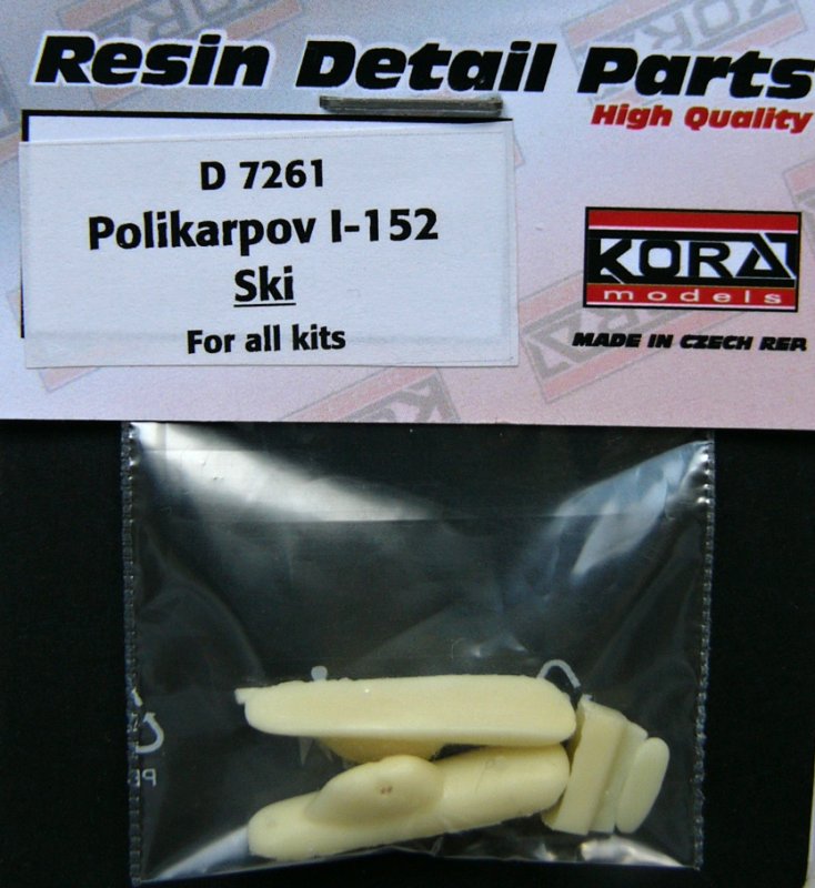 1/72 Ski for Polikarpov I-152 (all kits)