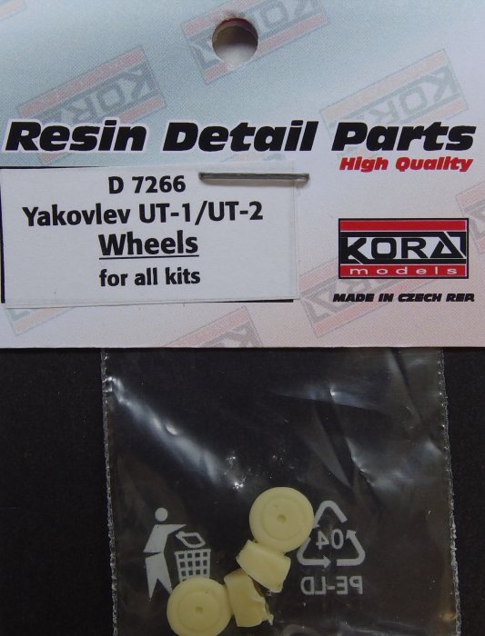 1/72 Wheels for Yakovlev UT-1/UT-2