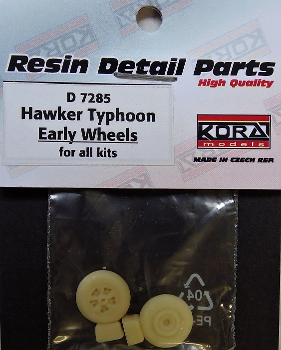 1/72 Wheels for Hawker Typhoon Early