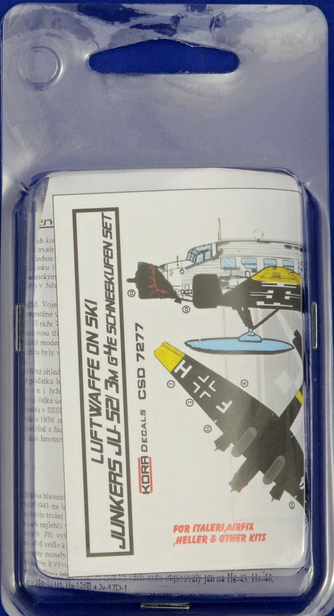 1/72 Ju-52/3M G4E Ski - Conversion set & decal