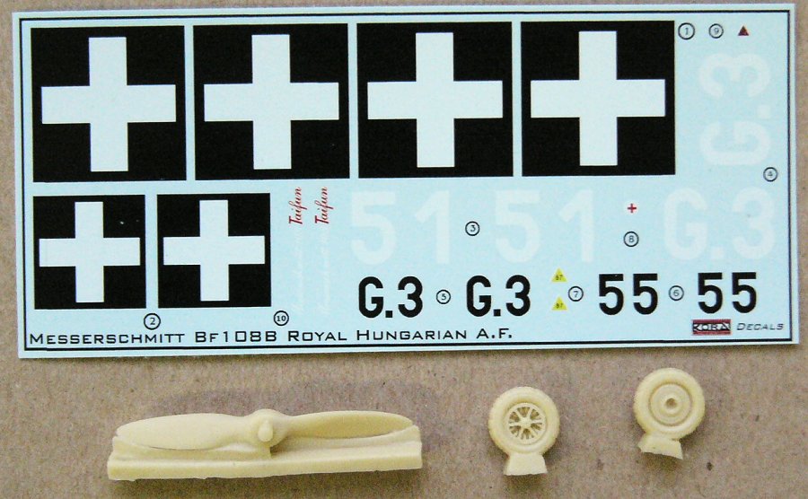 1/48 Decals Messers. Bf 108B (Royal Hungarian AF)
