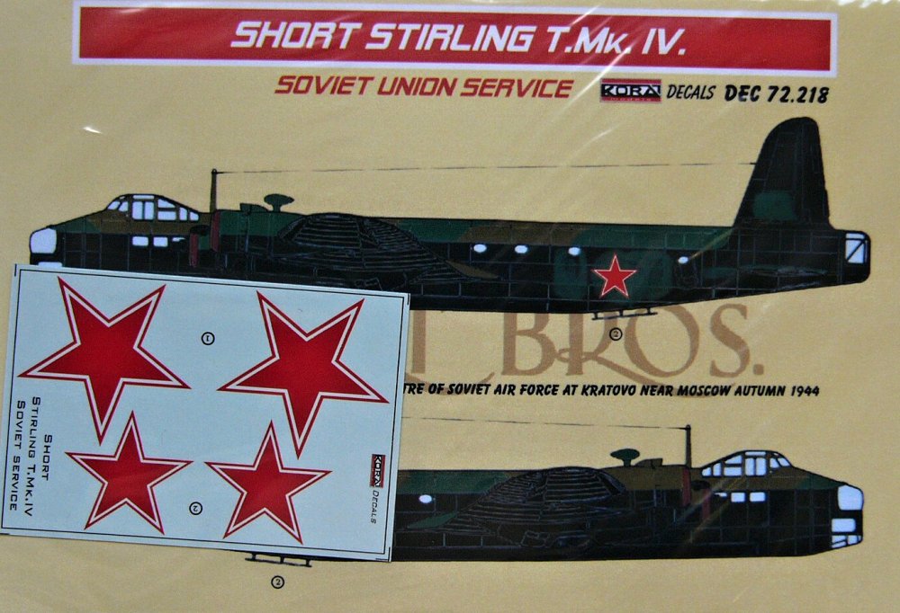 1/72 Decals Short Stirling T.Mk.IV Soviet Union