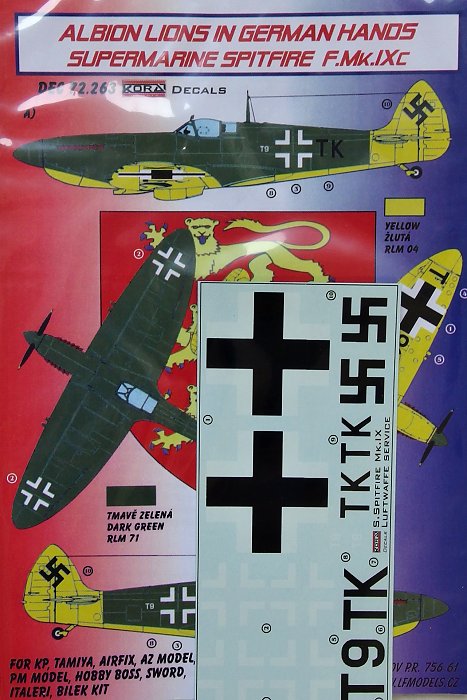 1/72 Decals Superm.Spitfire F.Mk.IXC (Luftwaffe)