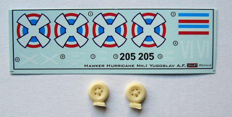 1/72 Decals H.Hurricane Mk.I (Yugoslavian AF, I)