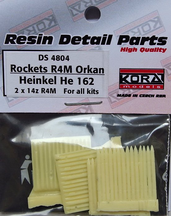 1/48 Rockets R4M Orkan Heinkel He 162 (2x 14 pcs.)