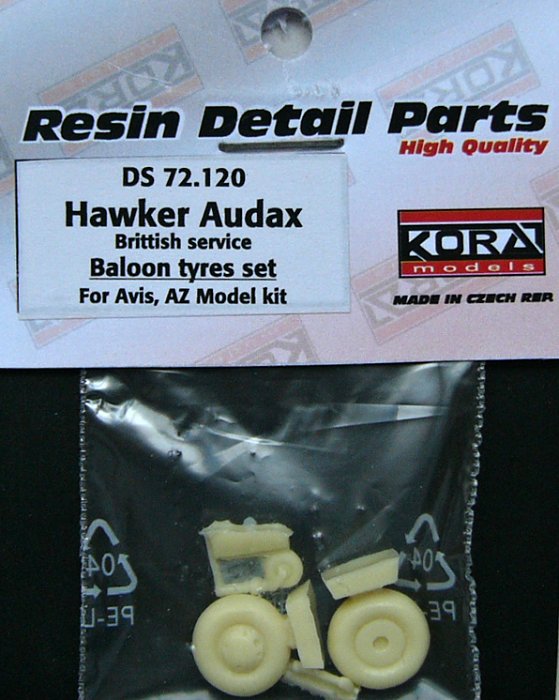 1/72 Hawker Audax British - Balloon tyres set (AZ)