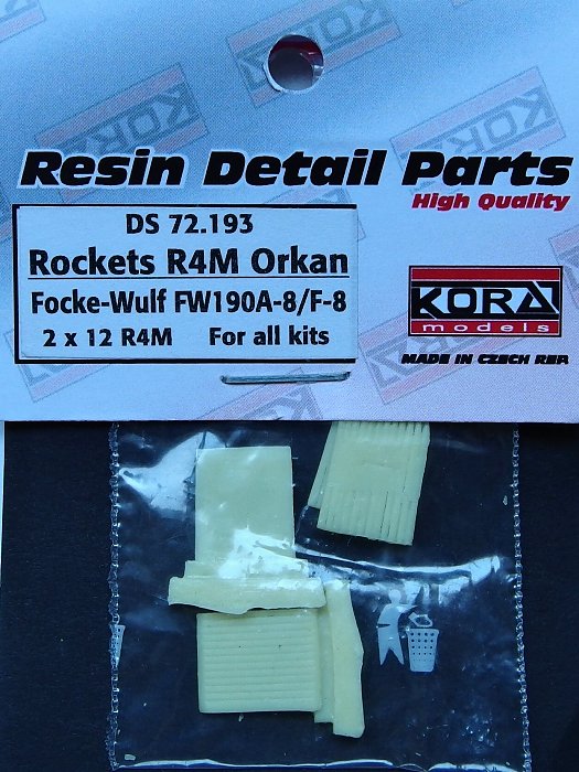 1/72 Rockets R4M Orkan FW 190A-8/F-8 (2x 12 pcs.)