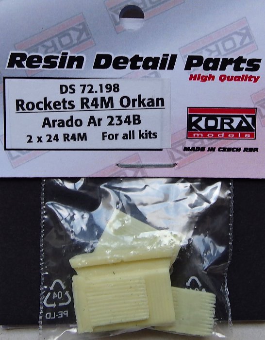 1/72 Rockets R4M Orkan Ar 234B (2x 24 pcs.)