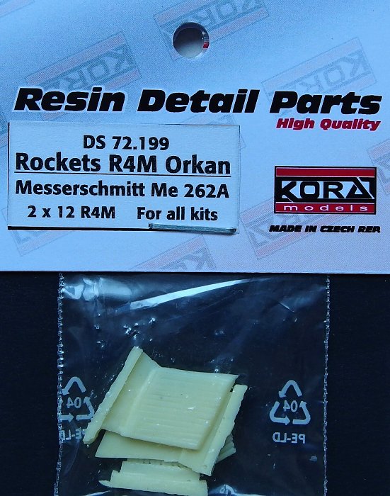 1/72 Rockets R4M Orkan Me 262A (2x 12 pcs.)