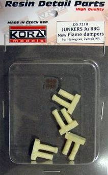 1/72 Junkers Ju 88G New Flame dampers (HAS/ZVE)