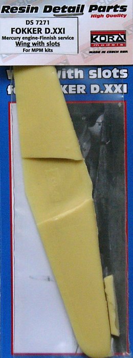 1/72 Fokker D.XXI Mercury eng. Wing w/ slots (MPM)