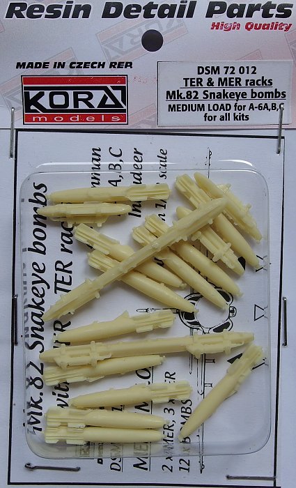 1/72 TER&MER racks Mk.82 Snakeye bombs(A-6A,B,C)