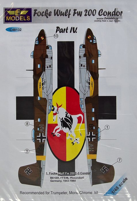 1/48 Decals Focke Wulf Fw 200 Condor (TRUMP) IV.