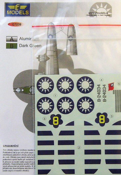 1/72 Decals B-24M Liberator over China(ACAD)