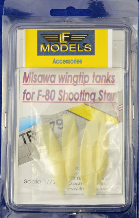 1/72 Misawa wingtip tanks for F-80 Shooting Star