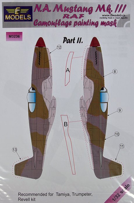 1/32 Mask N.A. Mustang Mk.III (TAM/REV) Pt II.